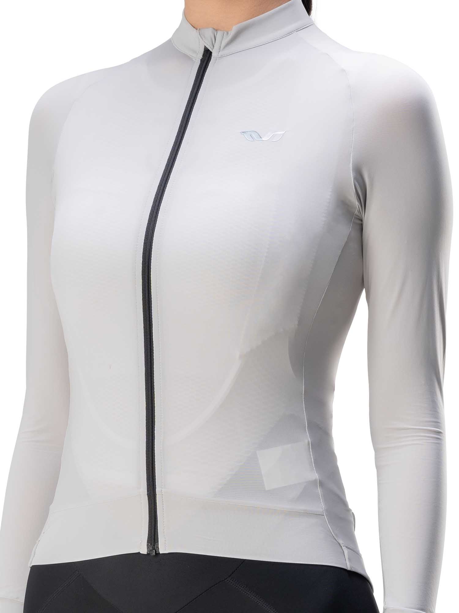 ROCKBROS women¡¯s TVI lightweight cooling long-sleeve cycling jersey
#Color_Gray