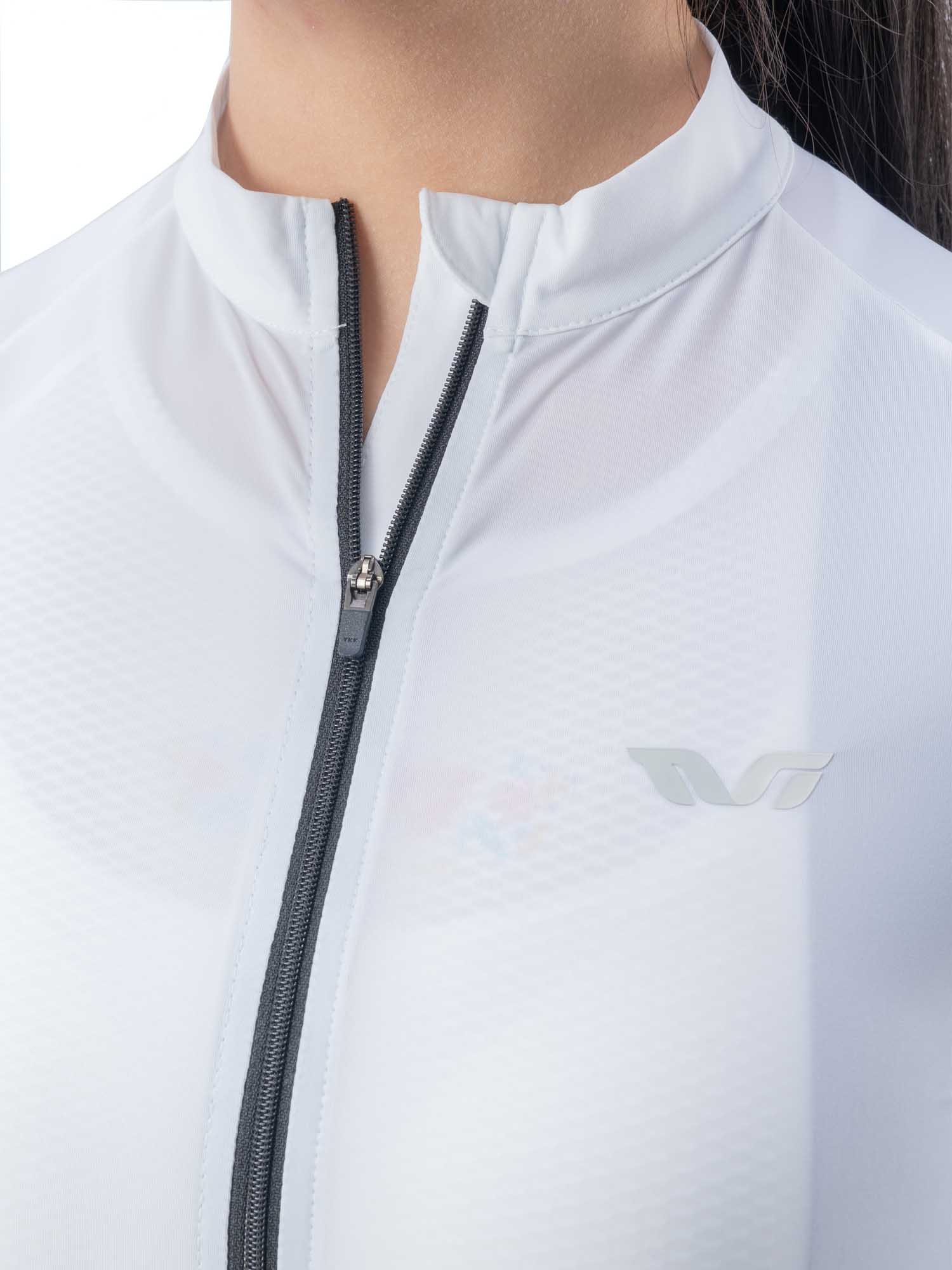 ROCKBROS women¡¯s TVI lightweight cooling long-sleeve cycling jersey
#Color_White
