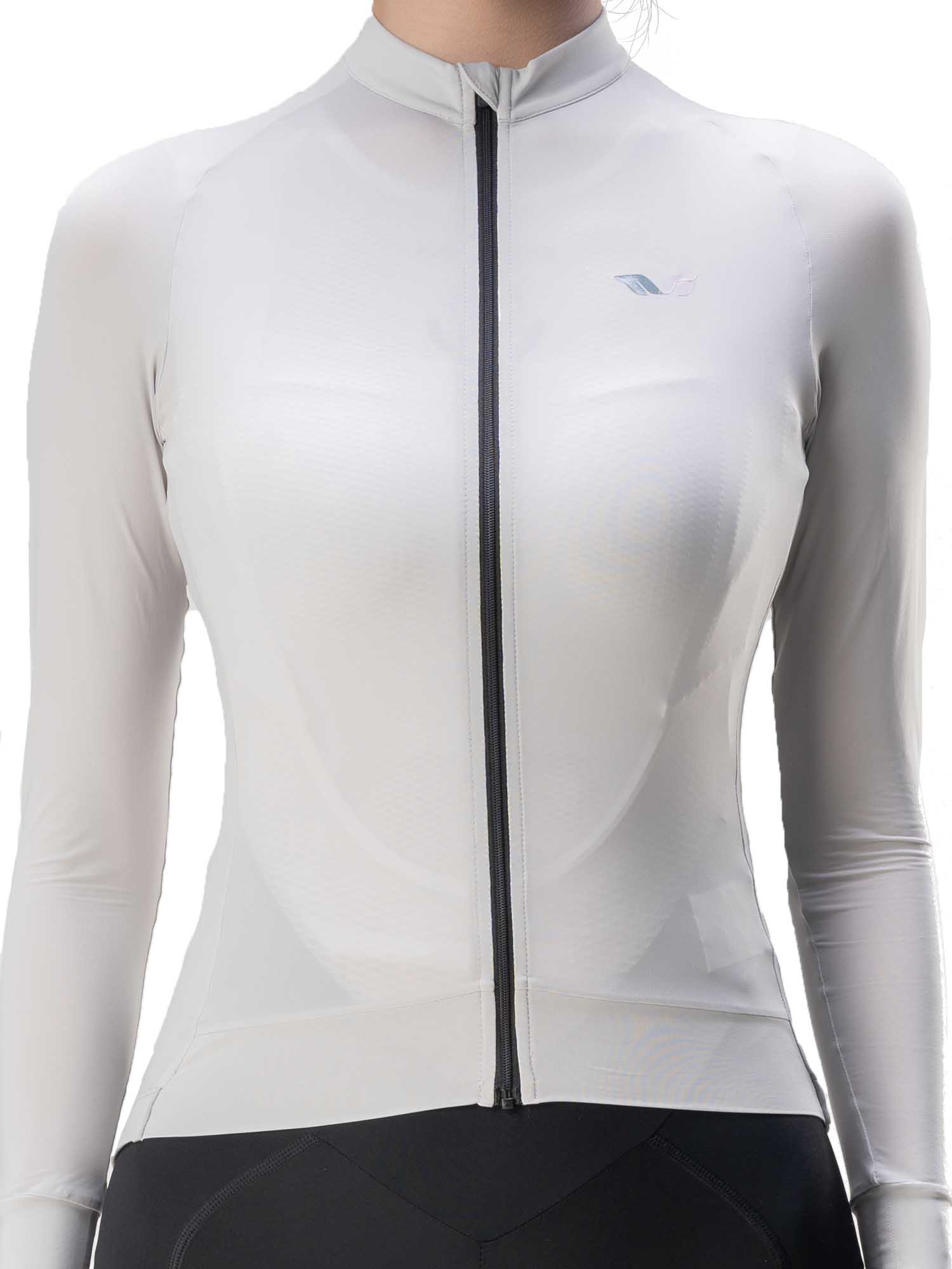 ROCKBROS women¡¯s TVI lightweight cooling long-sleeve cycling jersey
#Color_Gray
