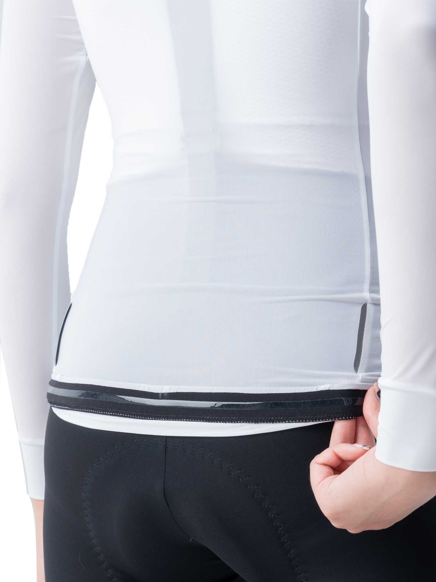 ROCKBROS women¡¯s TVI lightweight cooling long-sleeve cycling jersey
#Color_White