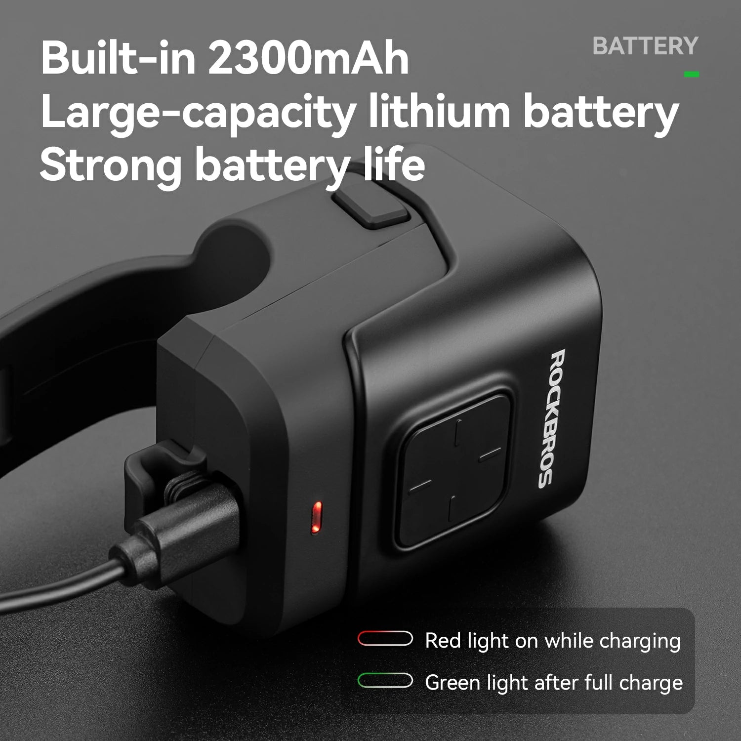 ROCKBROS SKL01 Bike Horn Front Light - Thumbnail 3