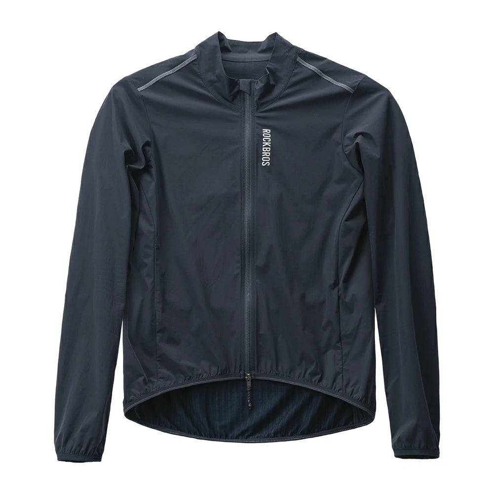 Blue jacket with 'ROCKBROS' branding on a white background #color_Blue