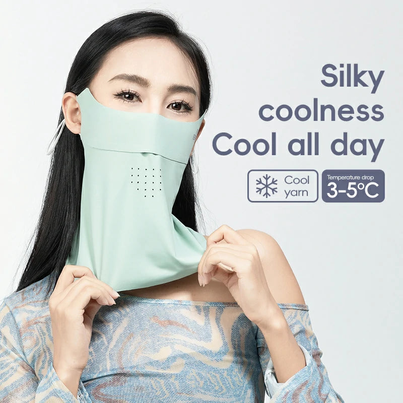 Lightweight cooling balaclava for cycling and outdoor use