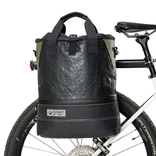 Sustainable Eco-Friendly Recycled Tire 12L Waterproof Bike Panniers ROAD TO SKY