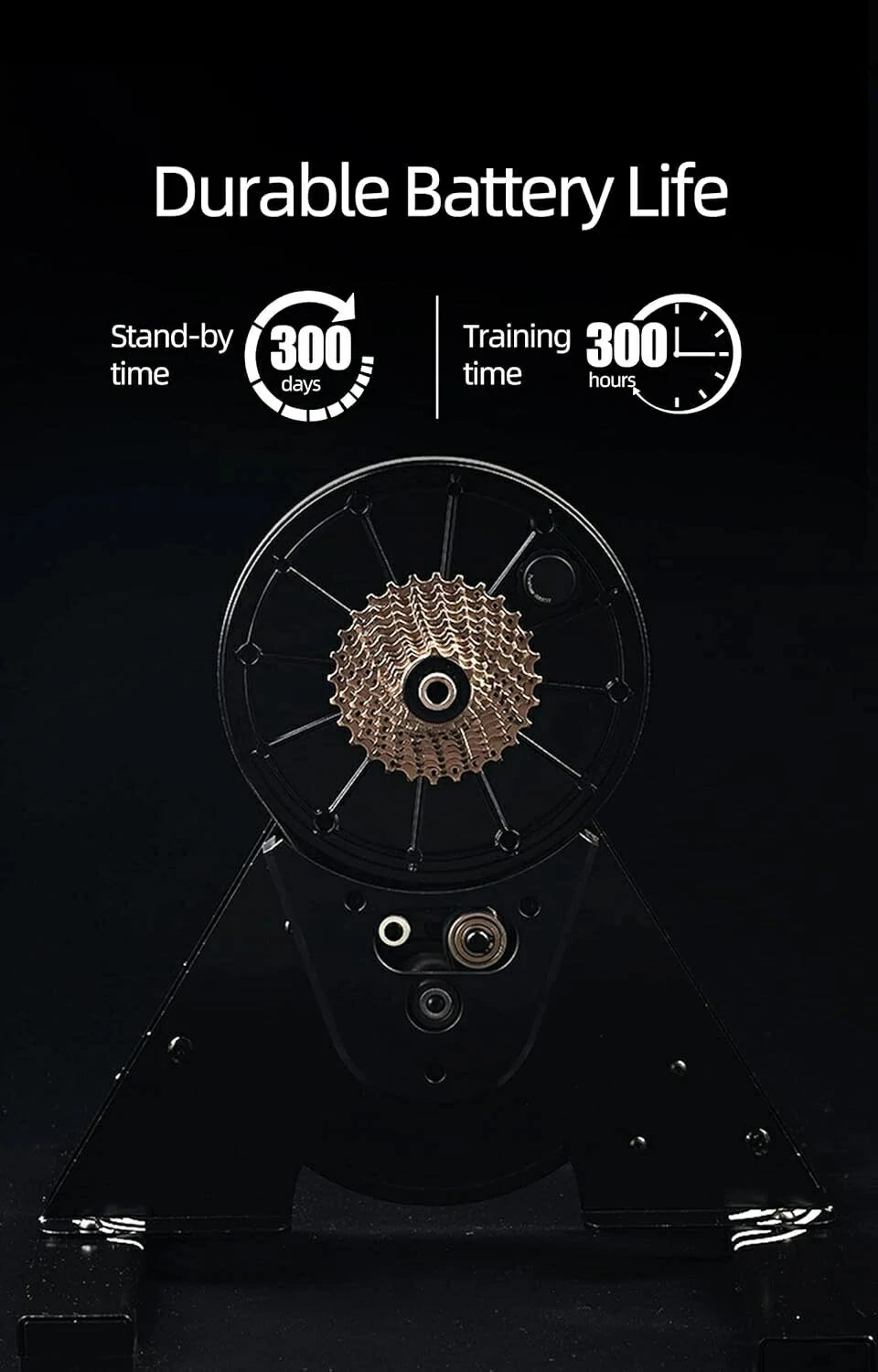 ThinkRider A1 Bike Trainer 11-Speed Cassette ANT+  Bluetooth Simulates 3% Slope