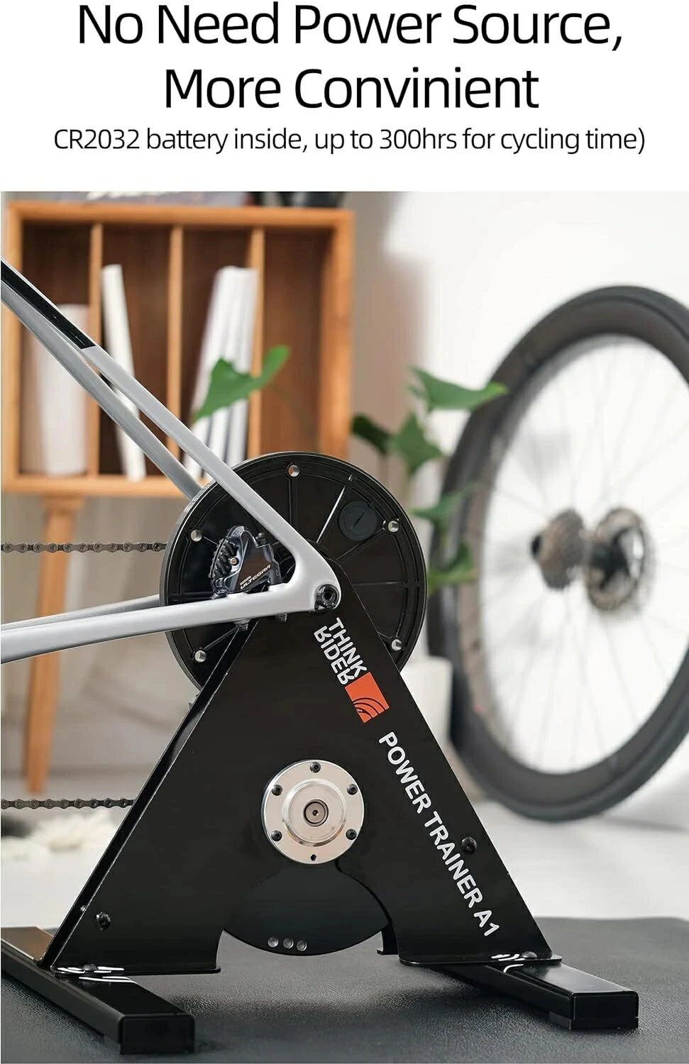ThinkRider A1 Bike Trainer 11-Speed Cassette ANT+  Bluetooth Simulates 3% Slope