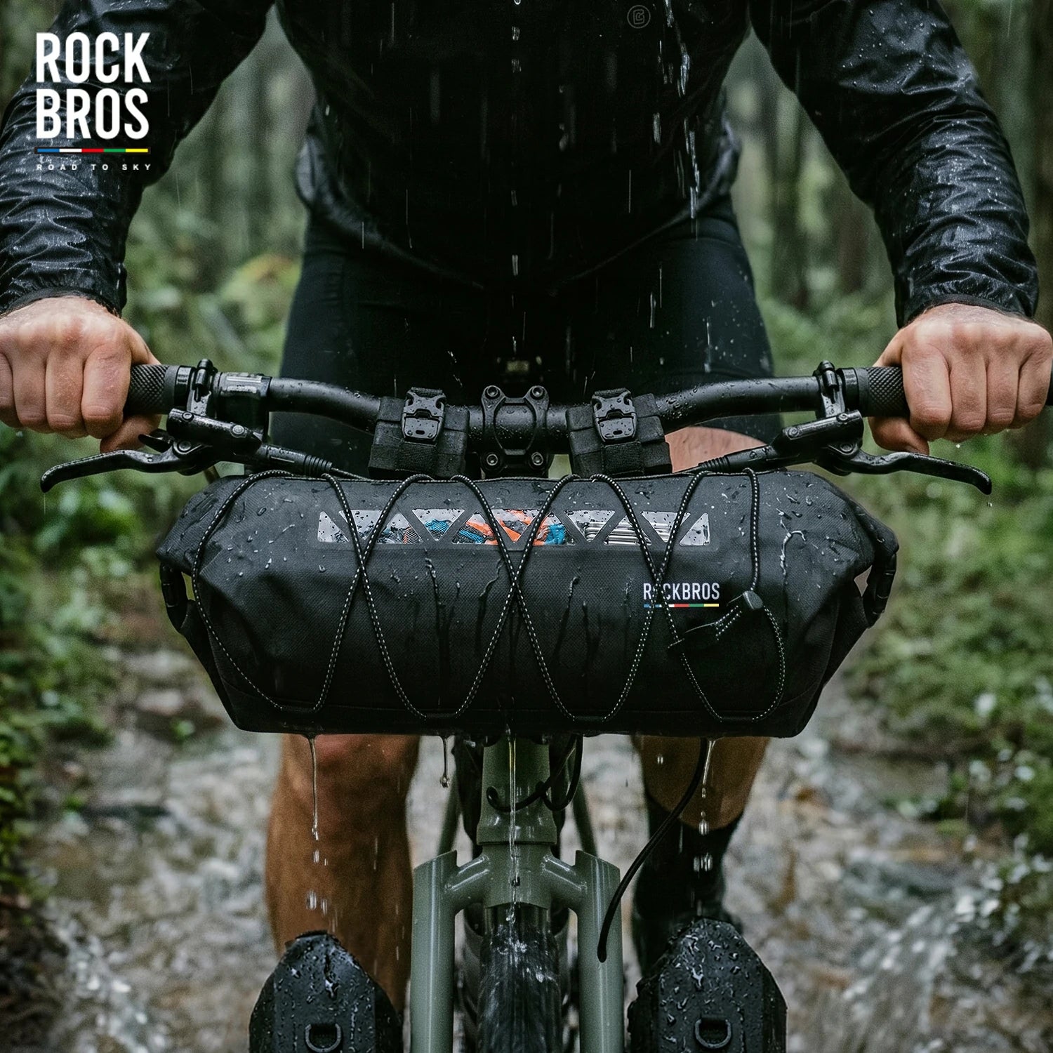 TL-170 7L 100% Waterproof Bike Handlebar Bag ROAD TO SKY