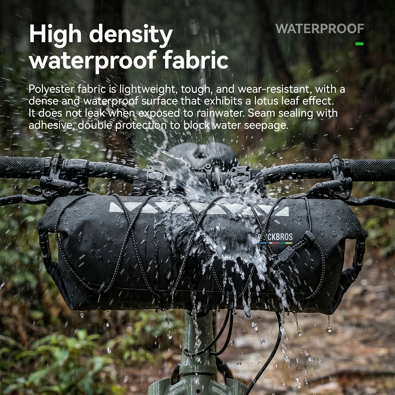 TL-170 7L 100% Waterproof Bike Handlebar Bag ROAD TO SKY