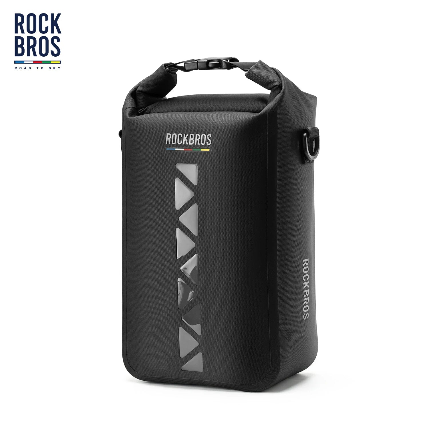 TL-171 4L 100%Waterproof Bike Fork Bag with Clear TPU Window ROAD TO SKY