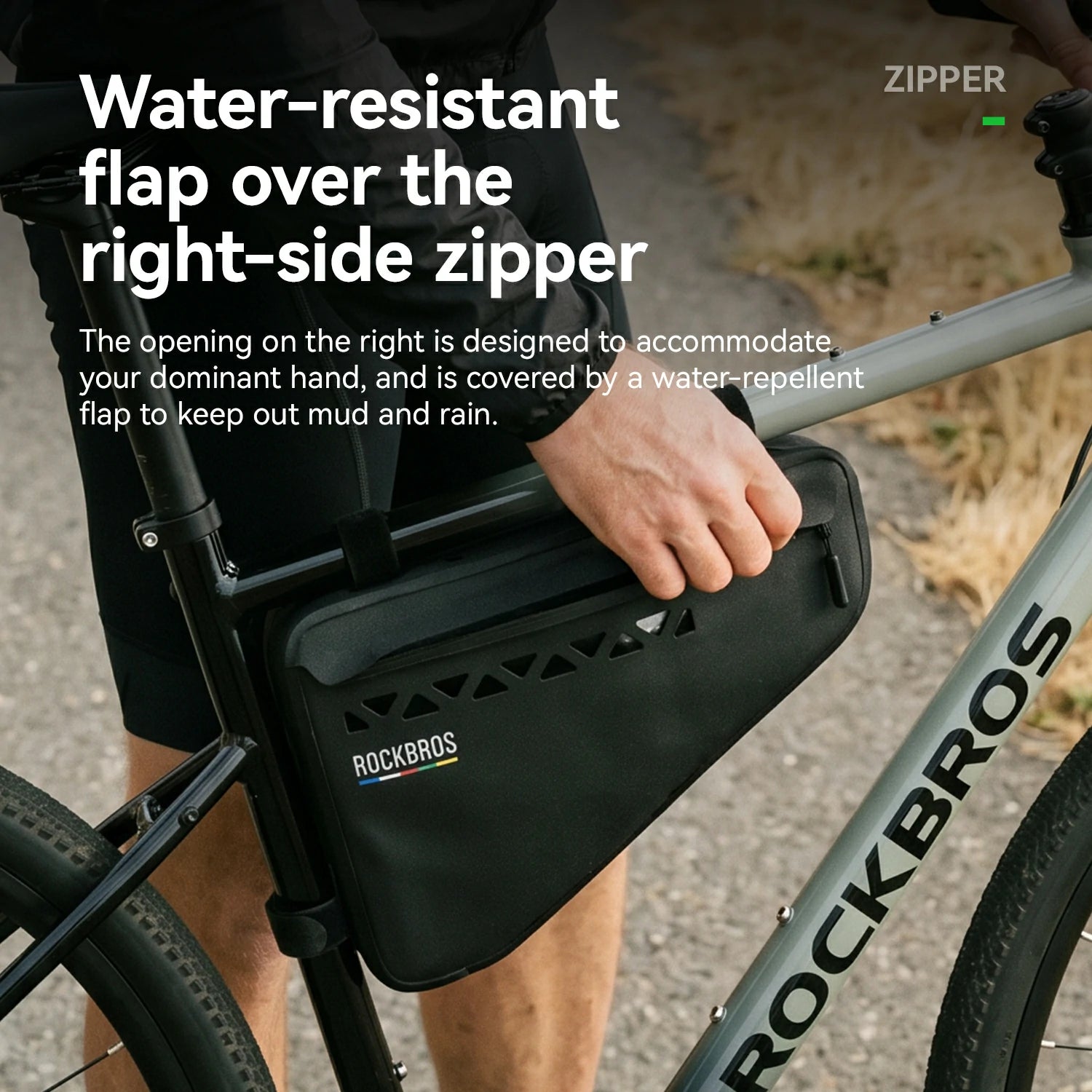 TL-174 2L 100%Waterproof Bike Triangle Bag ROAD TO SKY