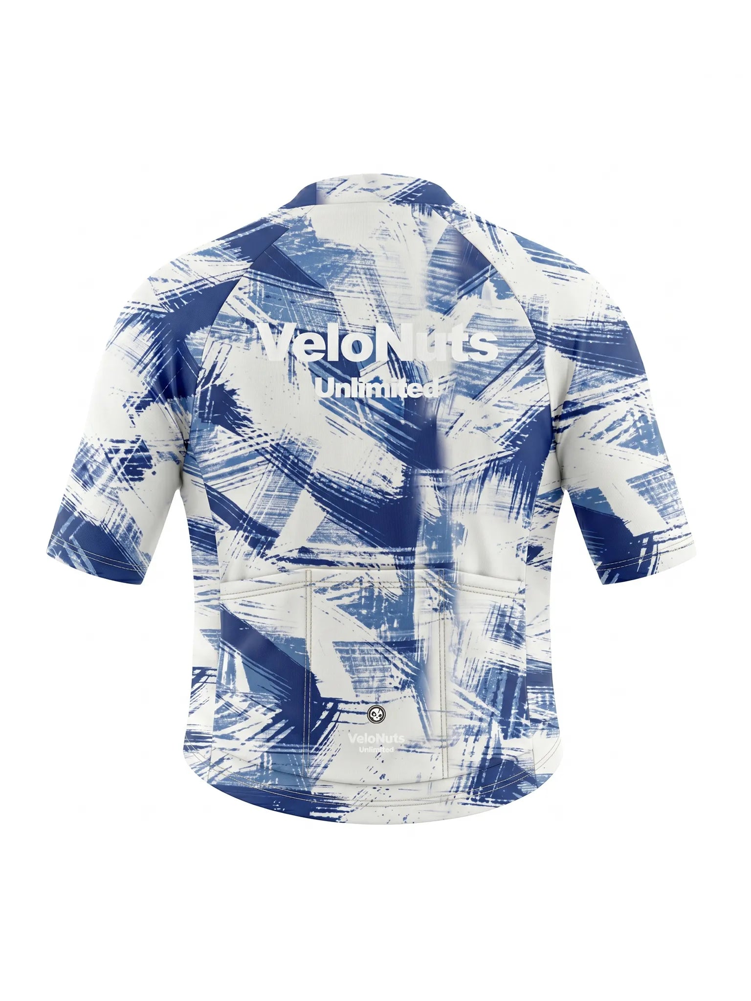 Men's Cycling Jersey Ink Burst#Type_Cobalt Strokes