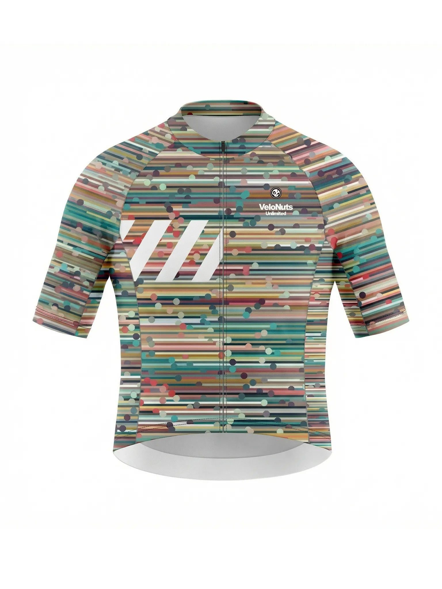 Men's Cycling Jersey Retro Signal#Type_Confetti Stripe