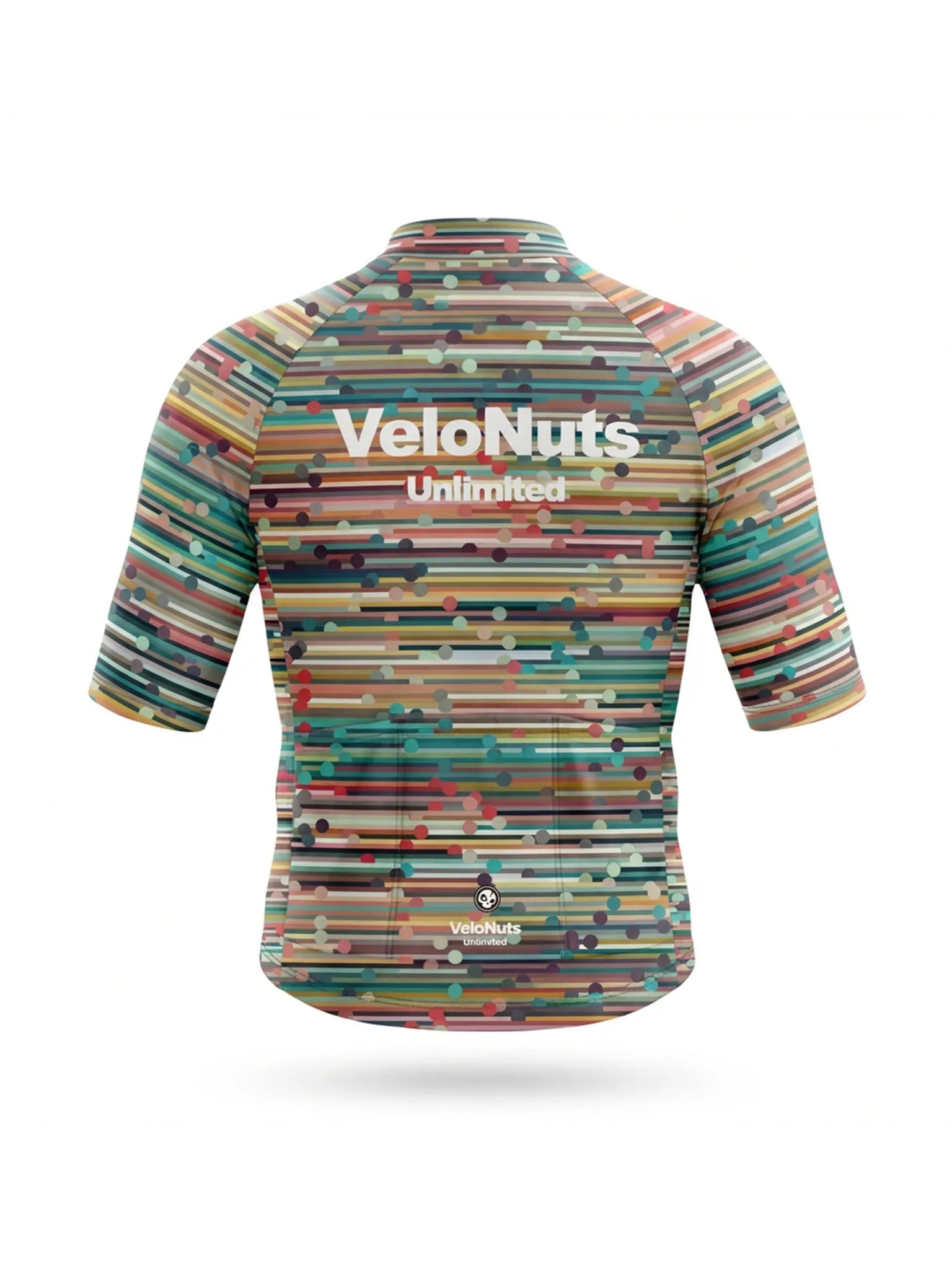 Men's Cycling Jersey Retro Signal#Type_Confetti Stripe
