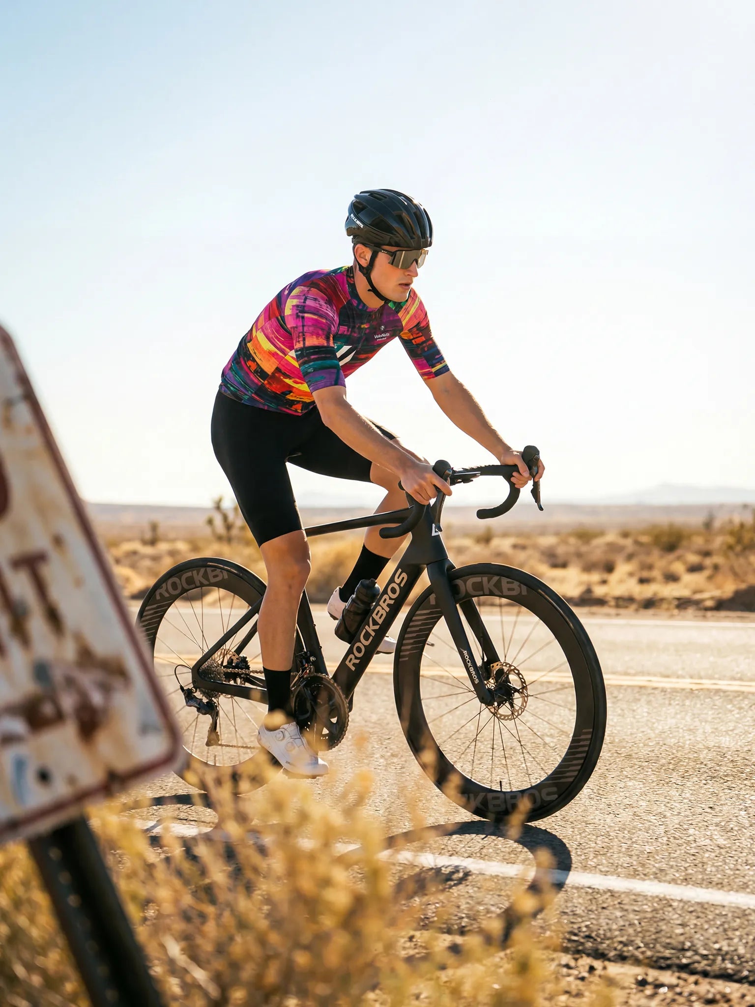 Men's Cycling Jersey Retro Signal#Type_Neon Glitch