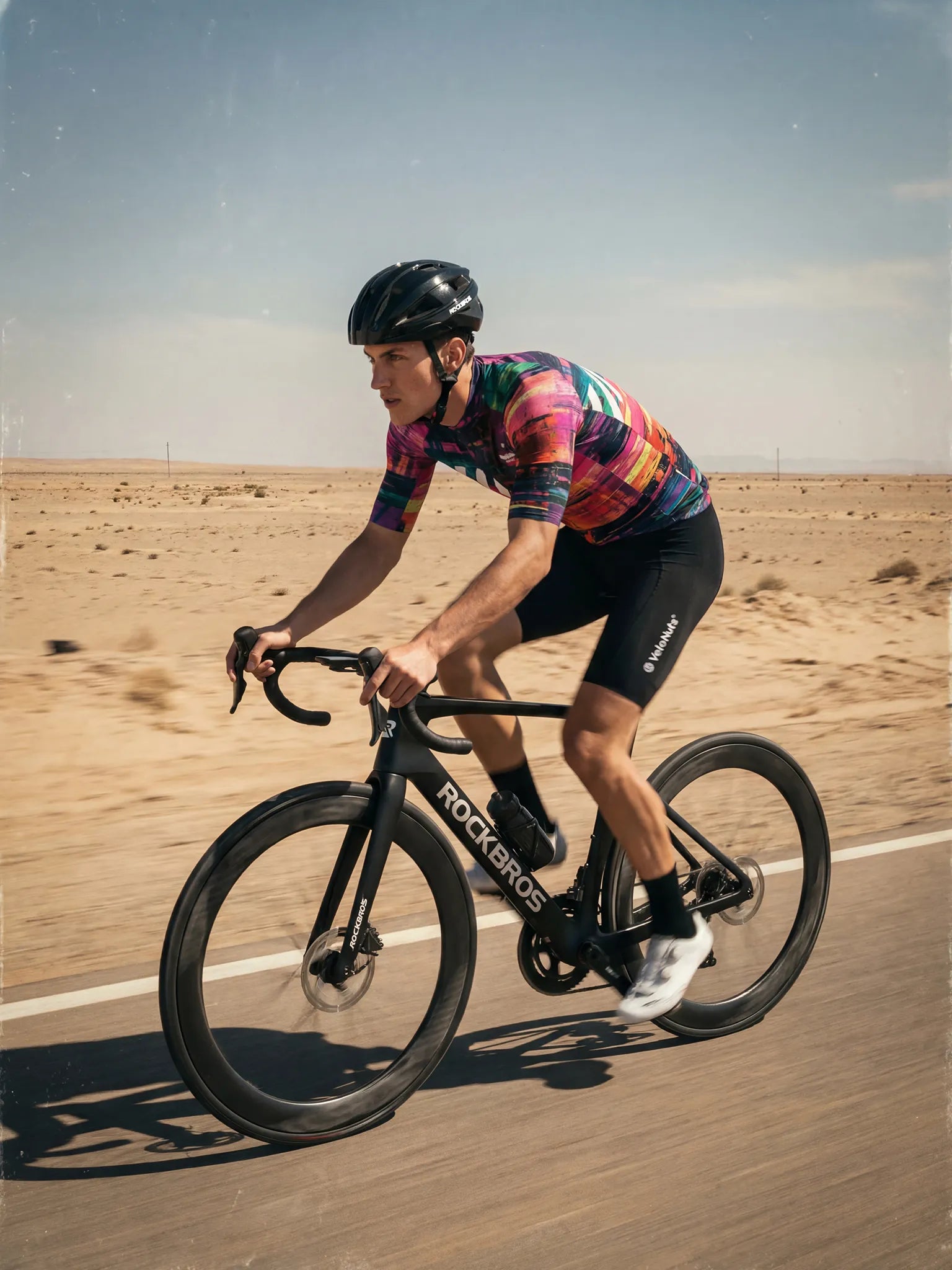 Men's Cycling Jersey Retro Signal#Type_Neon Glitch