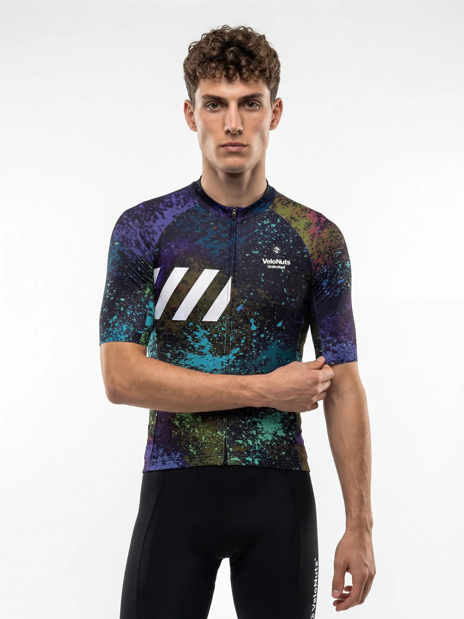 Men's Cycling Jersey Ink Burst#Type_Cosmic Spray