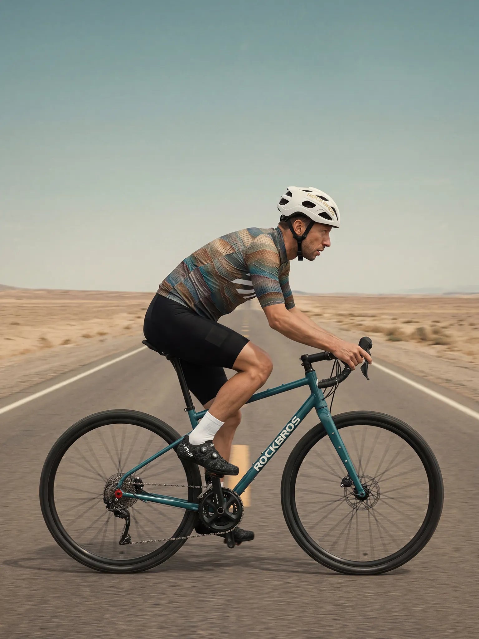 Men's Cycling Jersey Terrain Blocks#Type_Desert Contour