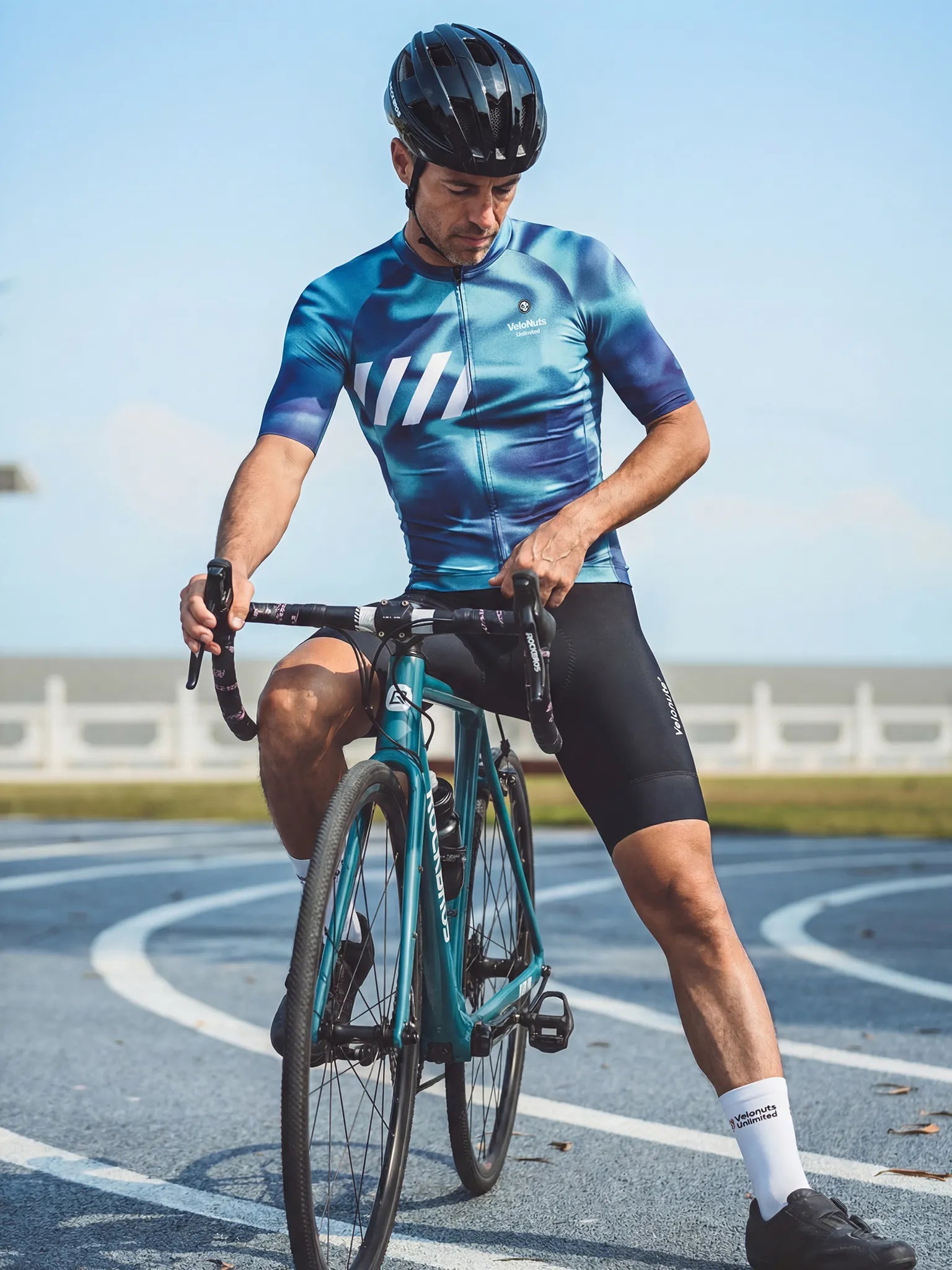 Men's Cycling Jersey Tech Skin#Type_Glacier Silk