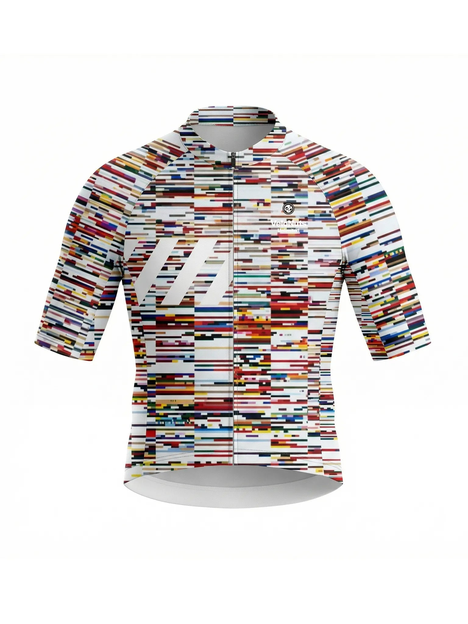 Men's Cycling Jersey Pixel Riot#Type_Glitch Scan