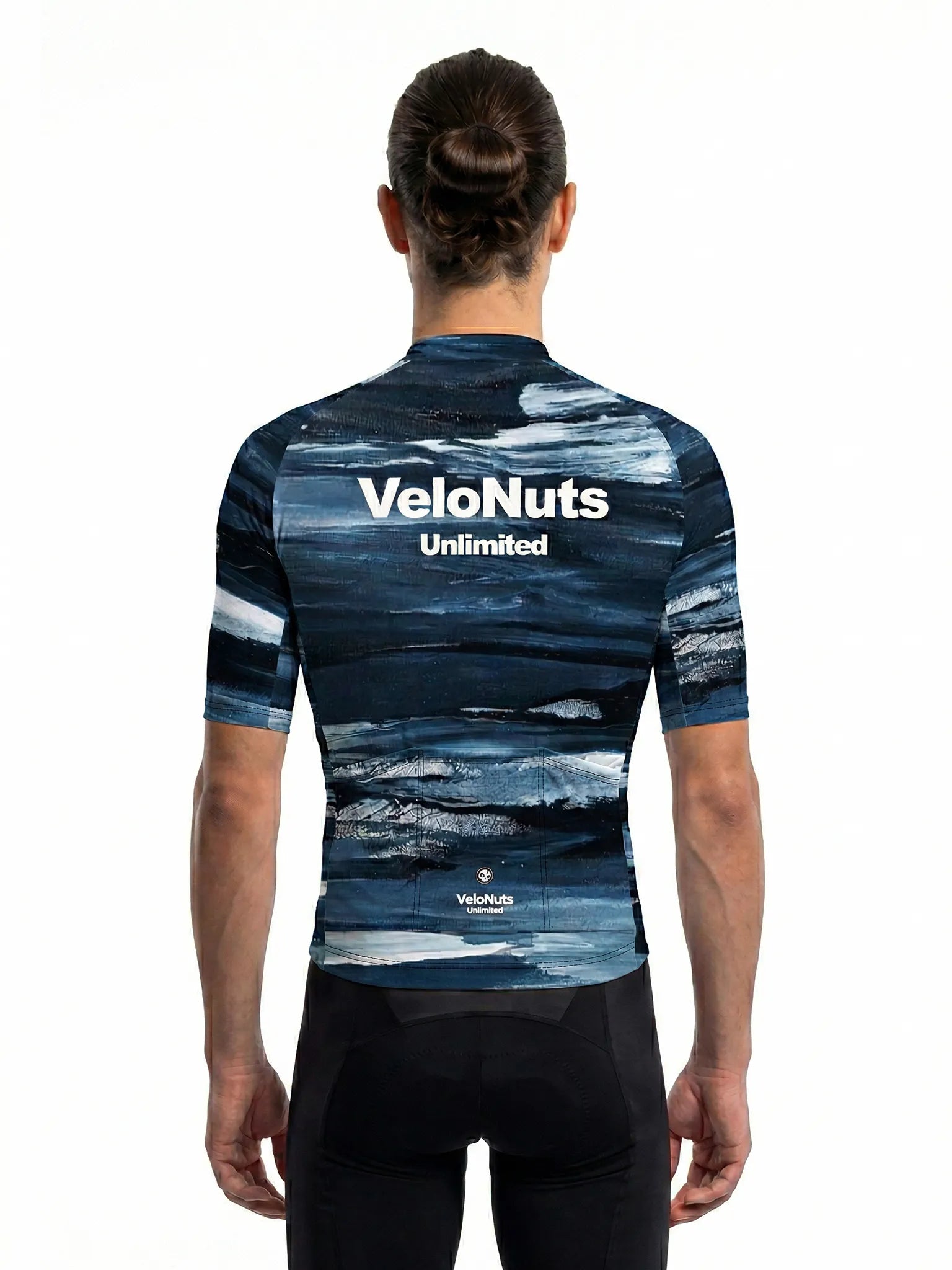 Men's Cycling Jersey Ink Burst#Type_Indigo Drift