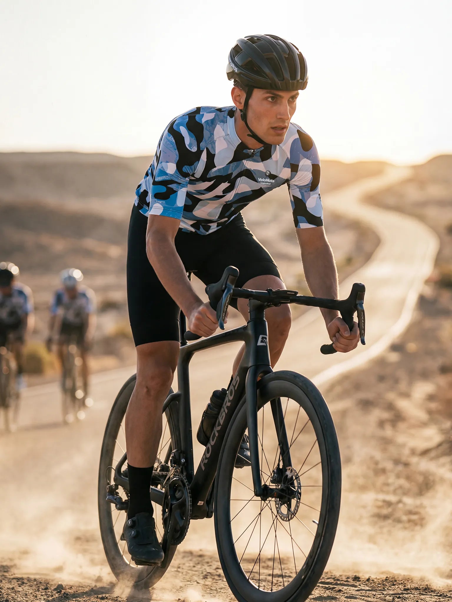 Men's Cycling Jersey Urban Camo#Type_Ink Blob Camo
