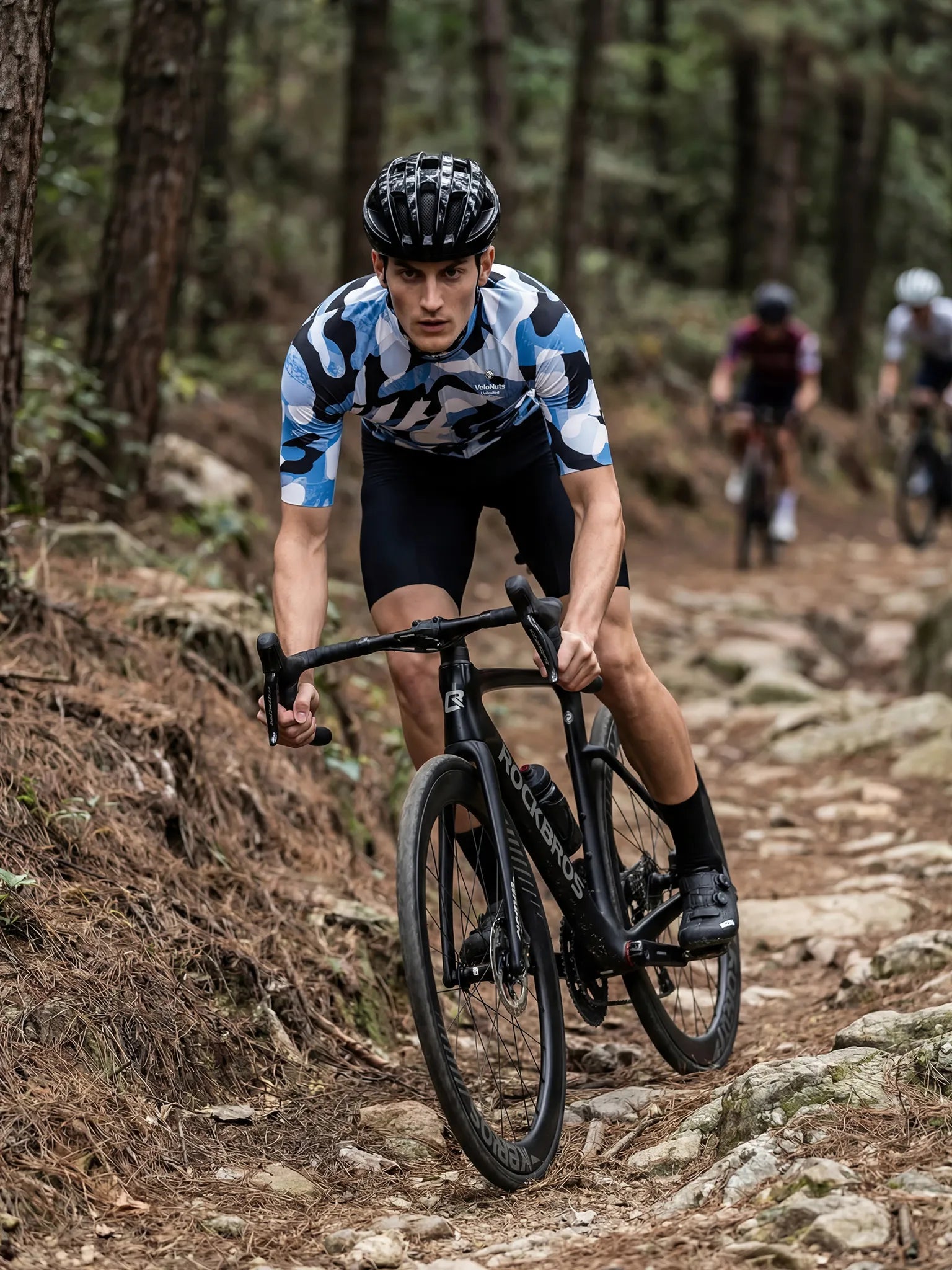 Men's Cycling Jersey Urban Camo#Type_Ink Blob Camo