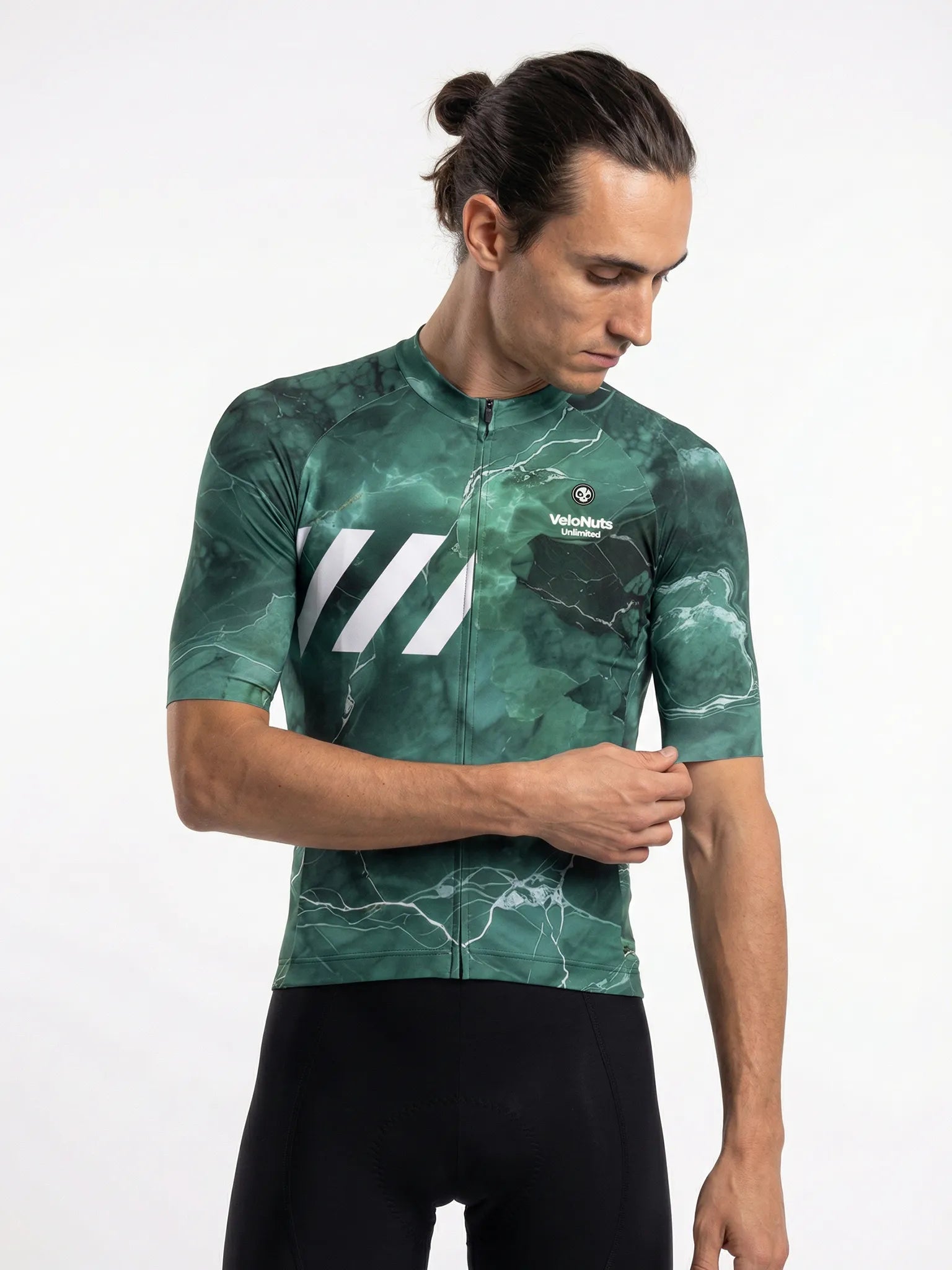 Men's Cycling Jersey Liquid Terrain#Type_Emerald Vein