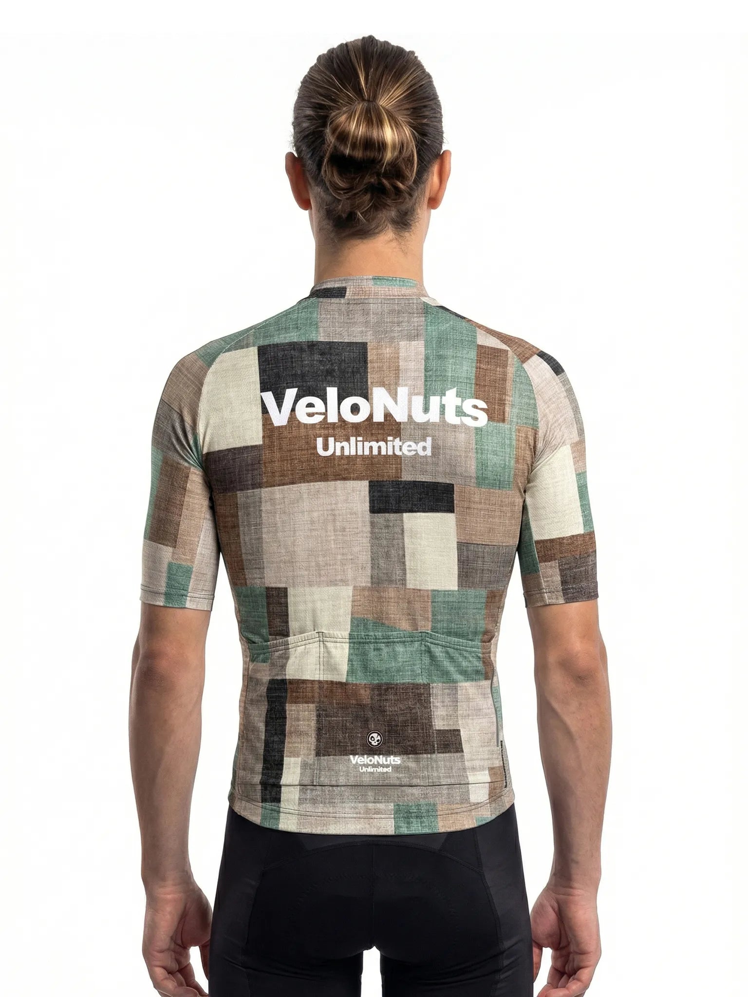 Men's Cycling Jersey Terrain Blocks#Type_Linen Patchwork