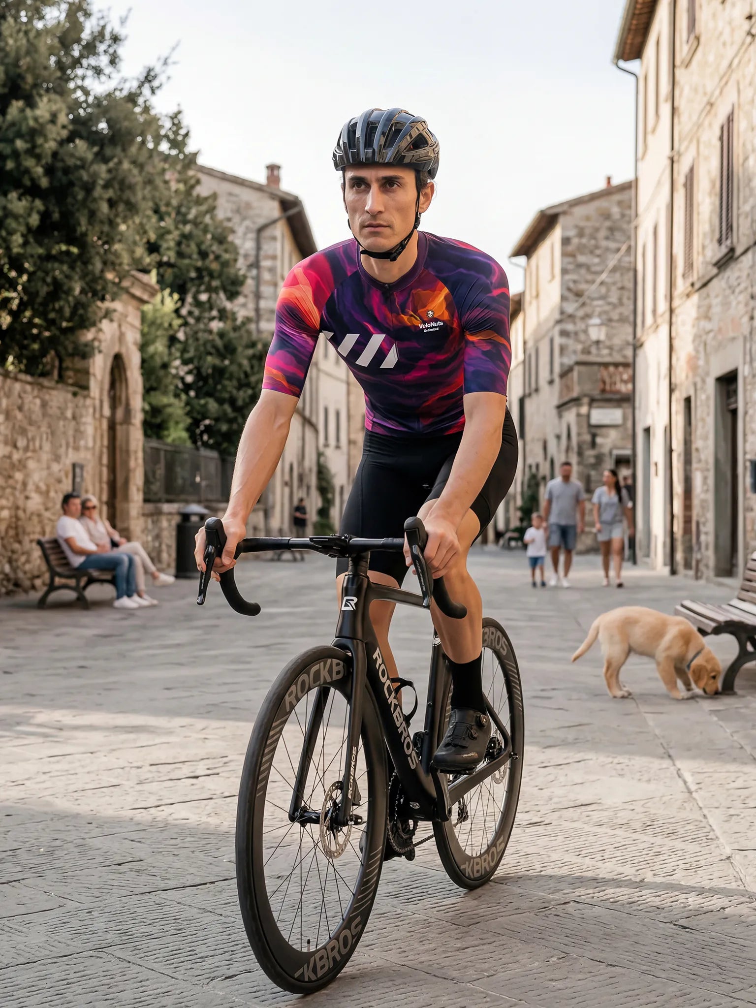 Men's Cycling Jersey Liquid Terrain#Type_Magma Flow