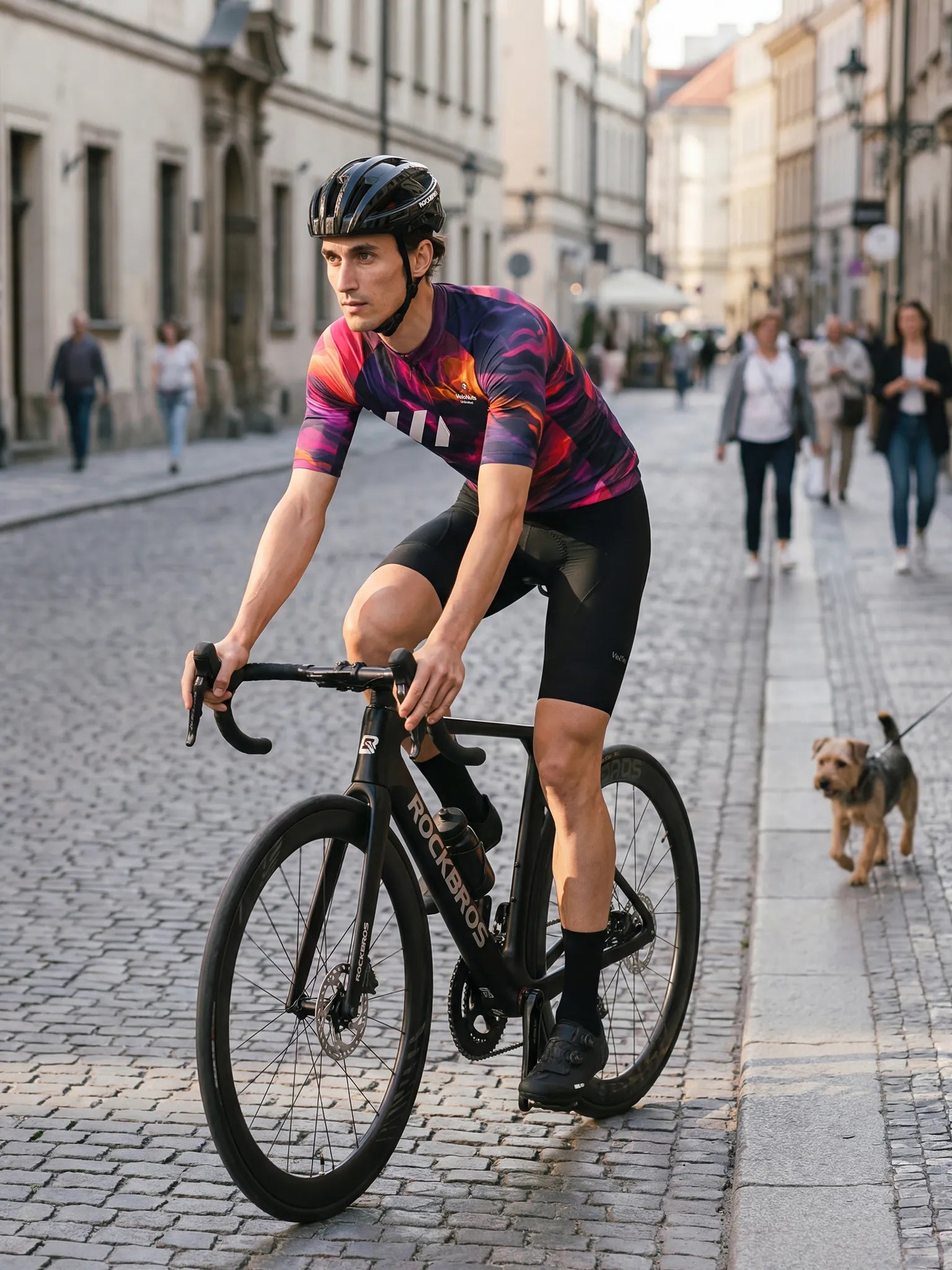 Men's Cycling Jersey Liquid Terrain#Type_Magma Flow
