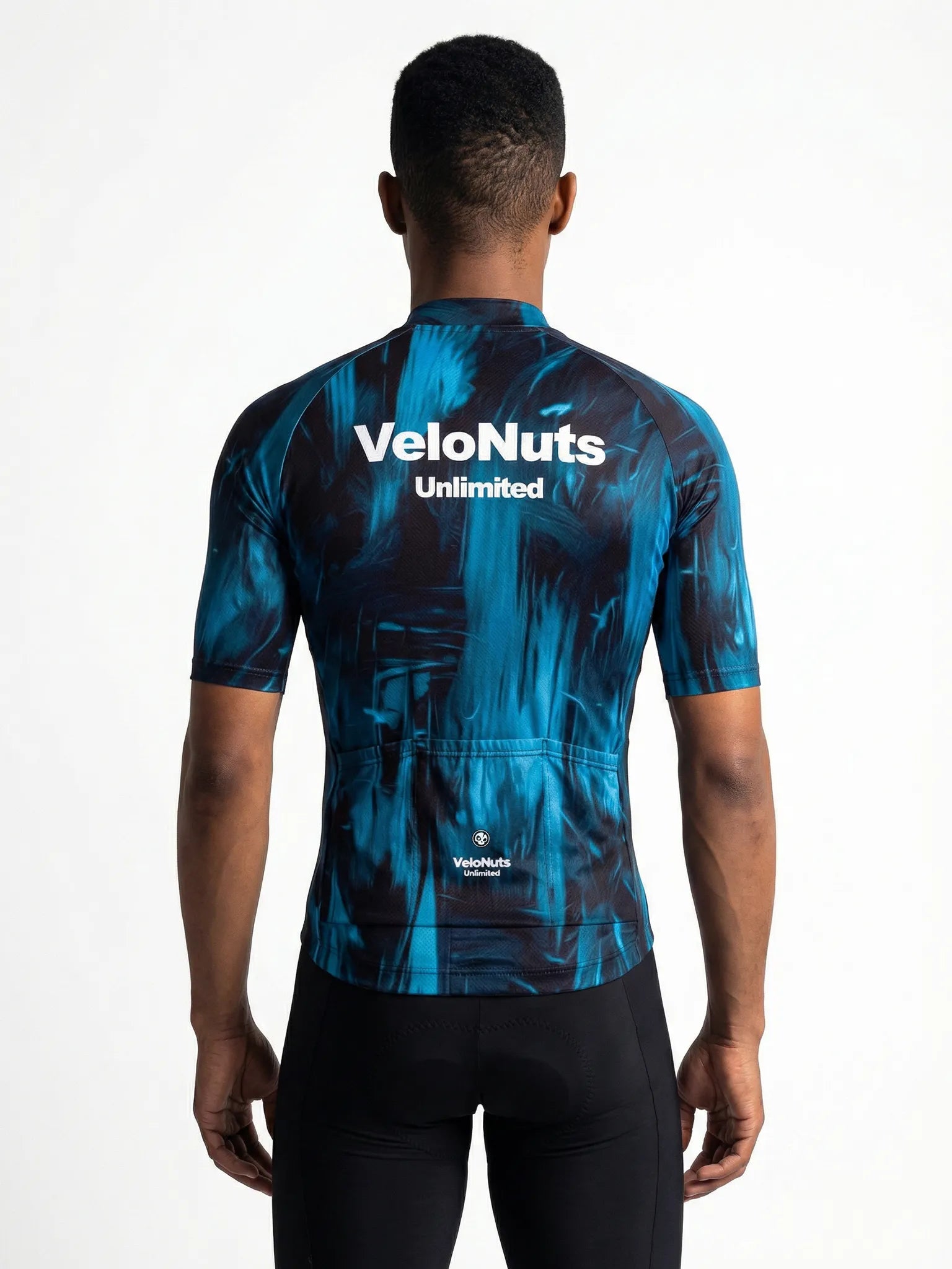 Men's Cycling Jersey Ink Burst#Type_Blue Phantom
