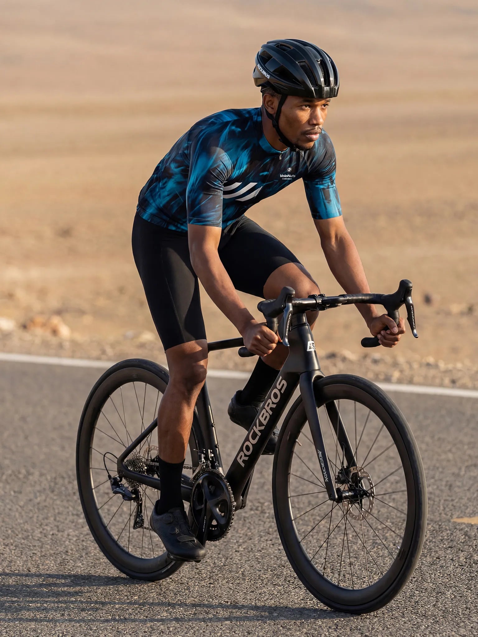 Men's Cycling Jersey Ink Burst#Type_Blue Phantom