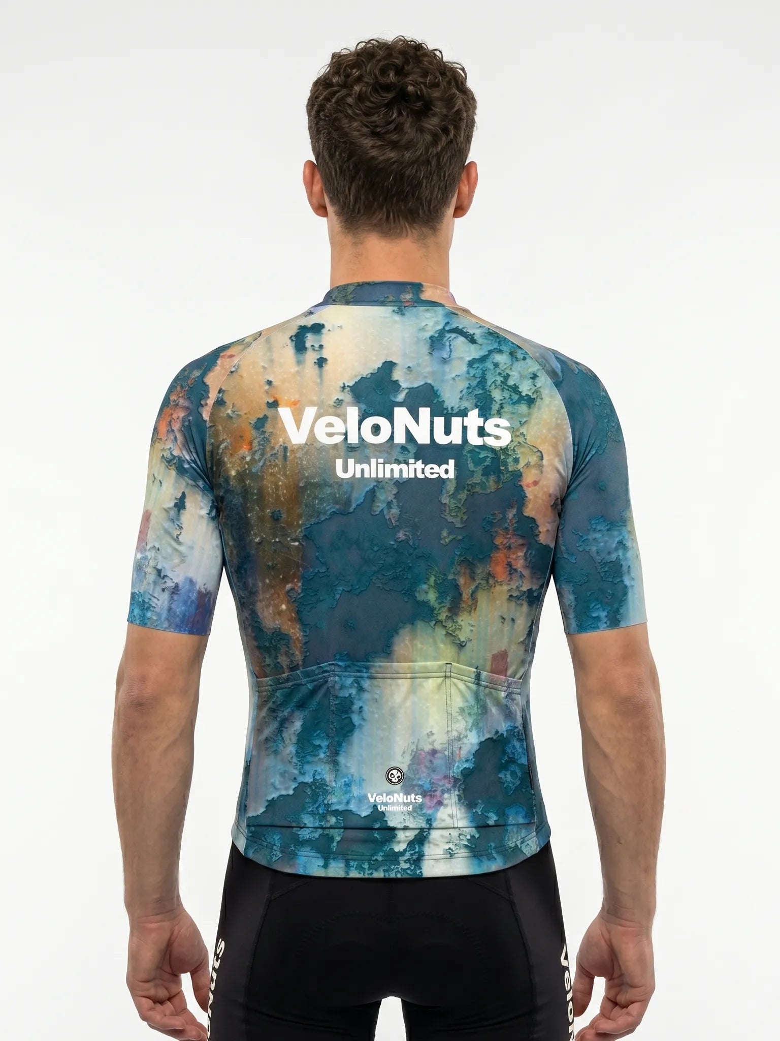Men's Cycling Jersey Retro Signal#Type_Pixel Drift