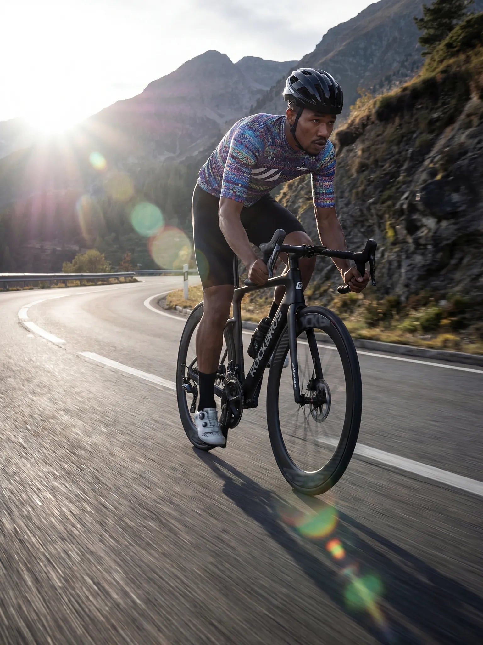 Men's Cycling Jersey Pixel Riot#Type_Prism Mosaic