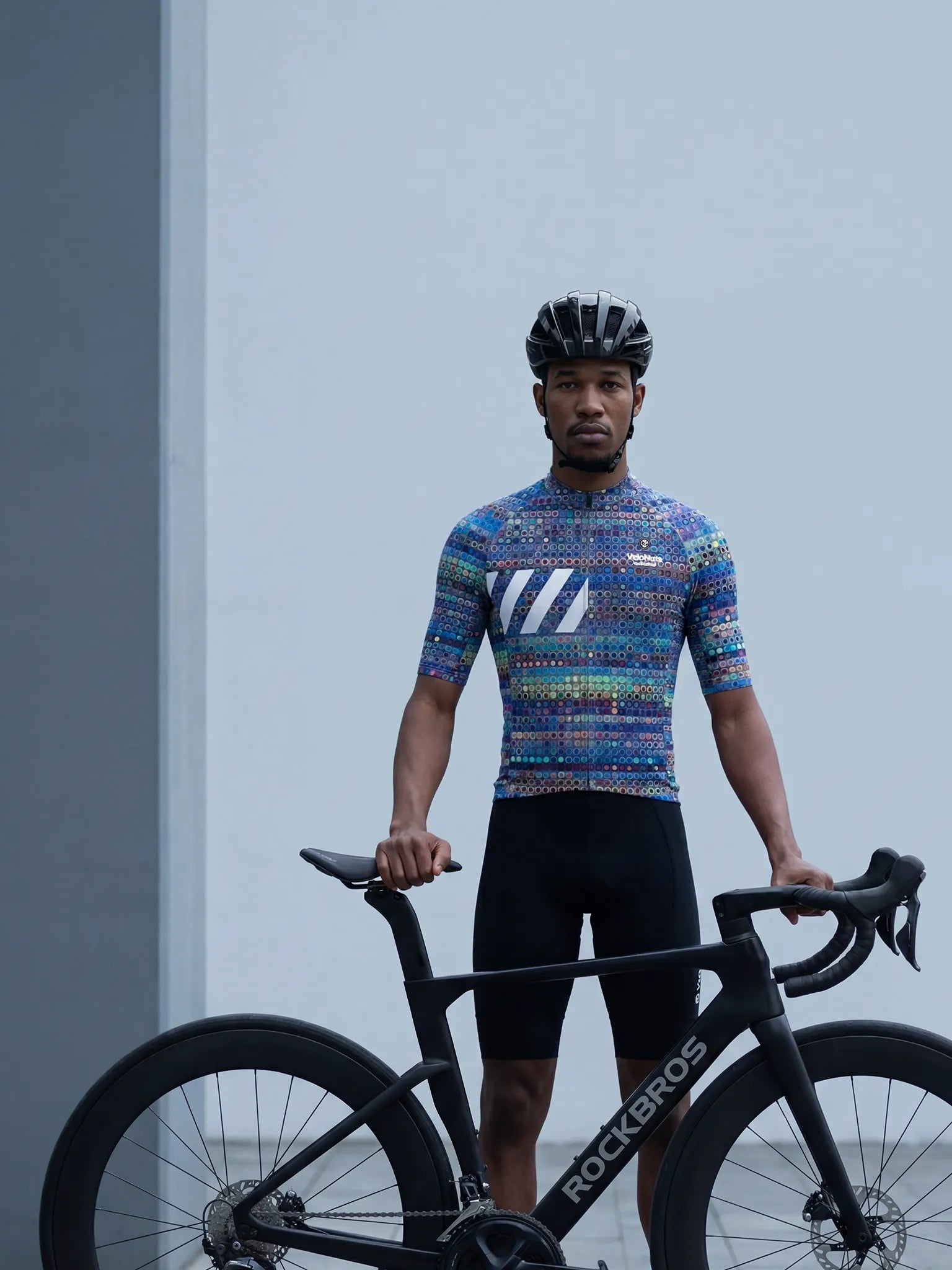 Men's Cycling Jersey Pixel Riot#Type_Prism Mosaic