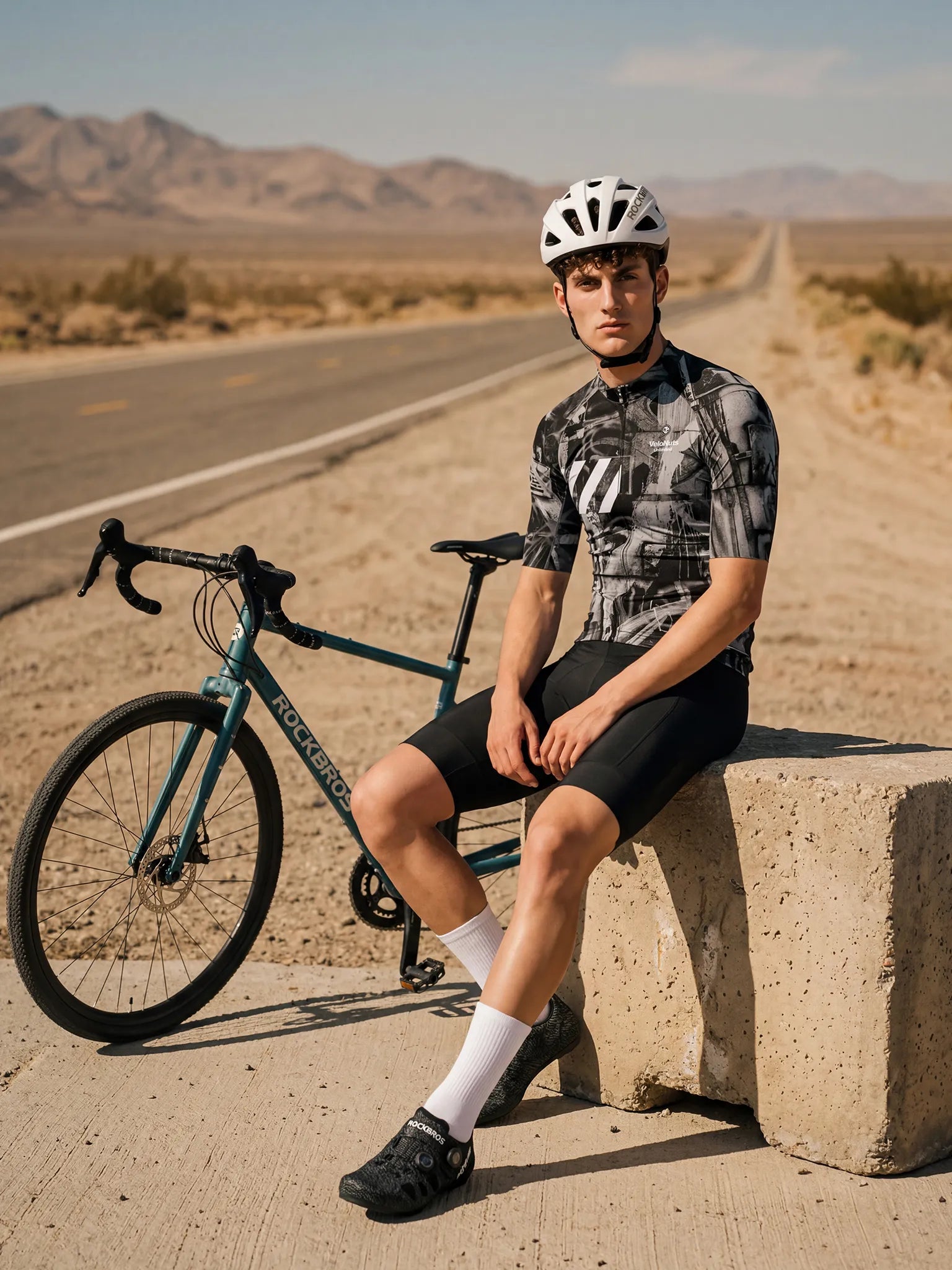 Men's Cycling Jersey Ink Burst#Type_Rust Scratch