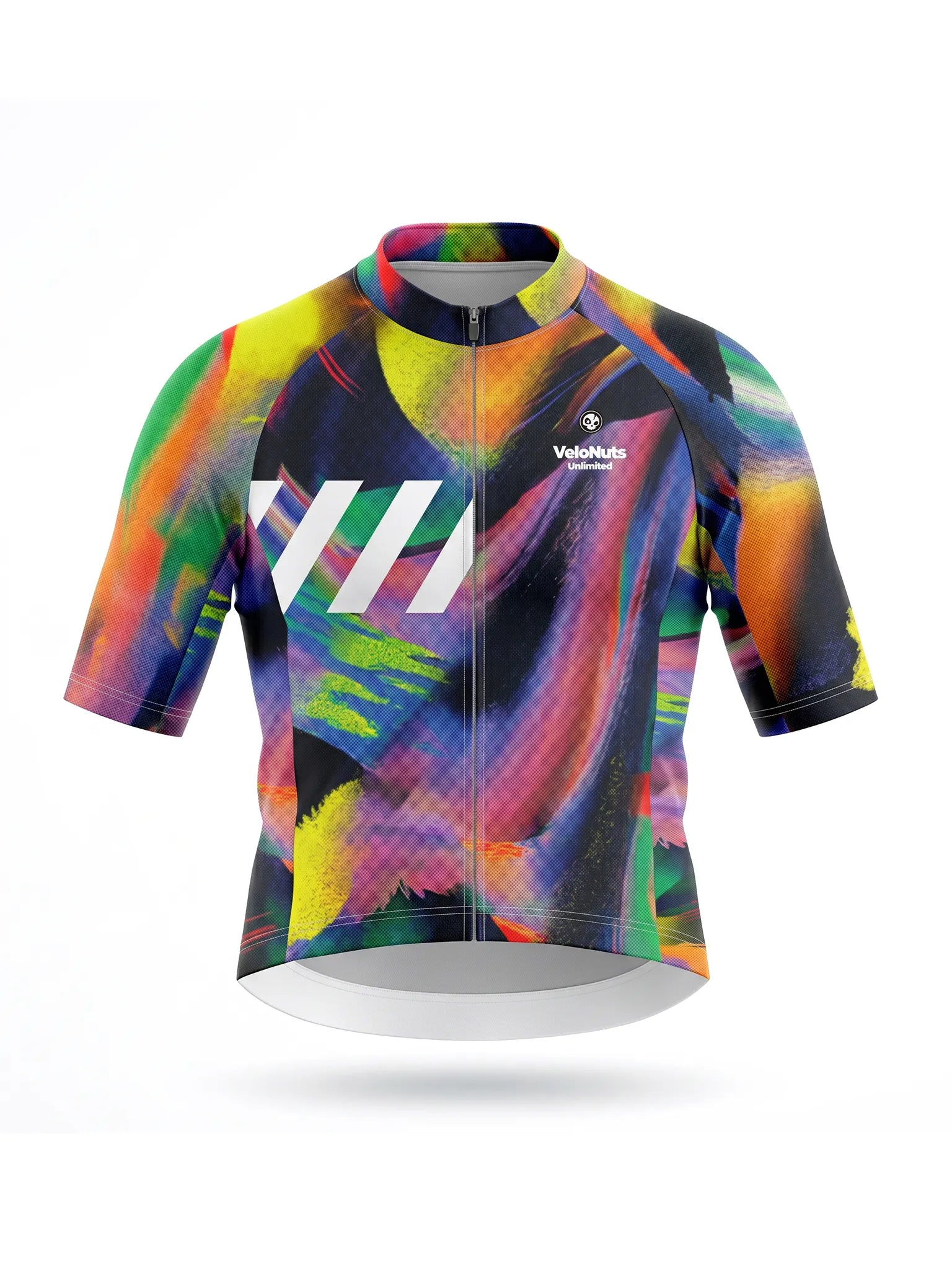 Men's Cycling Jersey Pixel Riot#Type_Vertical Glitch