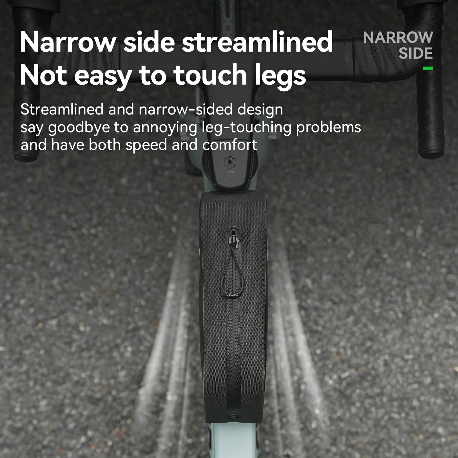 100% Waterproof Top Tube Bag 1L