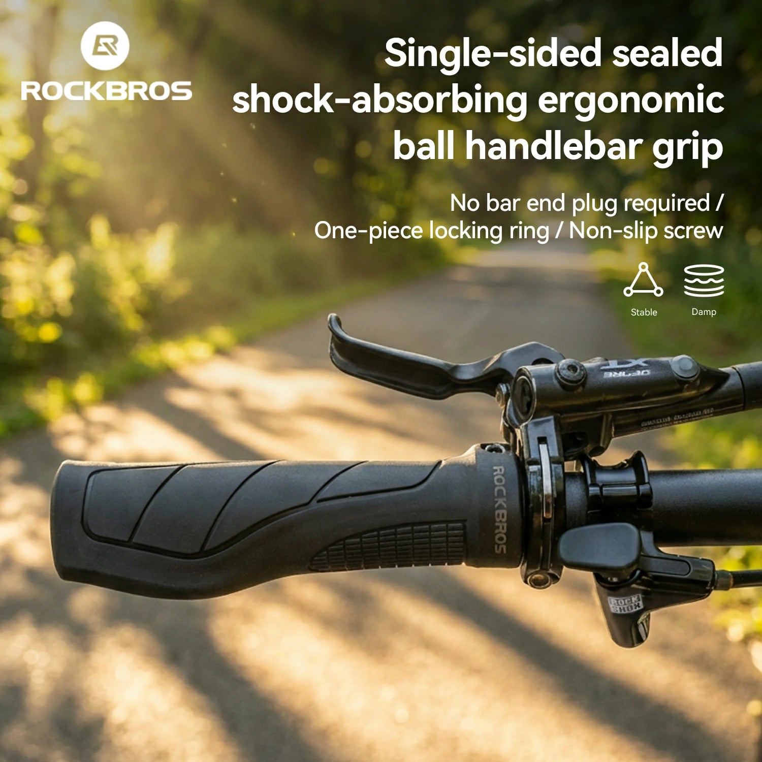 Wider Ergonomic Ball Handlebar Grips