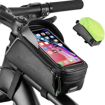ROCKBROS Bike Phone Pouch Top Tube Bag Bicycle Front Frame Bag