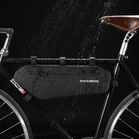 ROCKBROS Bike Frame Bag Waterproof Triangle Bag Bicycle Under Tube Bag for Large Size