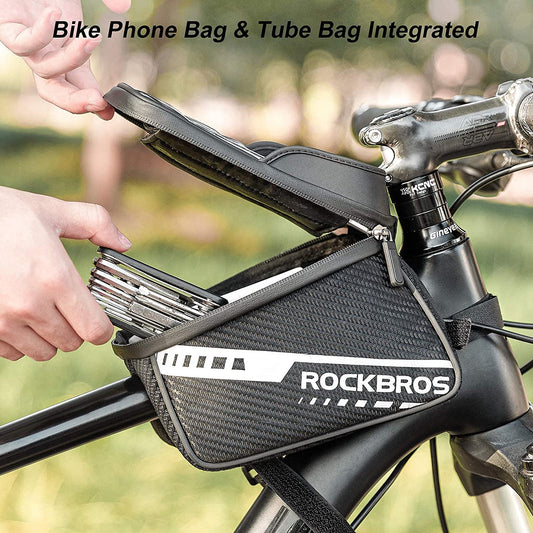 ROCKBROS Bike Phone Front Frame Bag