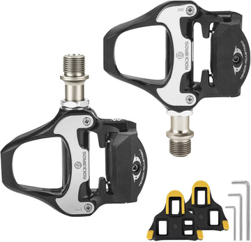 ROCKBROS Road Bike Aluminum  Pedals Lightweight Clipless Bicycle Pedals