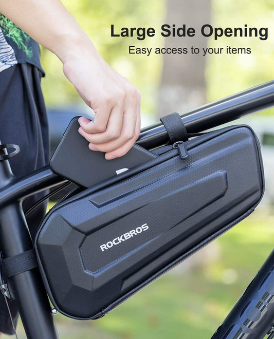 ROCKBROS Hard Shell EVA Bike Triangle Bag 1.5L Capacity