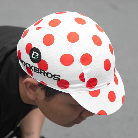 ROCKBROS Cycling Cap Sun Visor Ployester Breathable Hat Rainbow Black