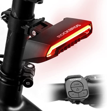 ROCKBROS Bike Tail Light Smart with Turn Signals Wireless Remote Control Brake