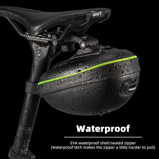 ROCKBROS  Bike Bags Under Seat with Strip Light Waterproof
