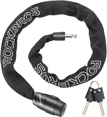 ROCKBROS Bike Lock Chain Bicycle Lock, Heavy Duty Anti Theft