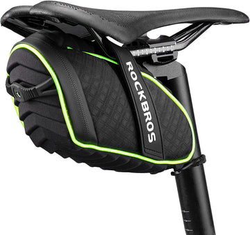 ROCKBROS Bike Seat Bag Saddle Bag Bicycle with LED Light Bike Bag