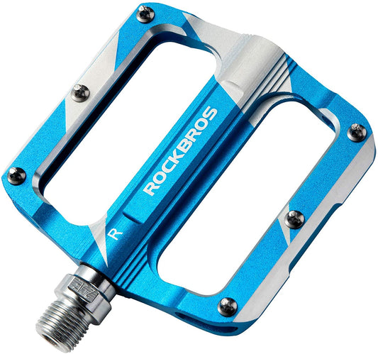 ROCKBROS Mountain Bike Pedals Alloy Flat Pedals
